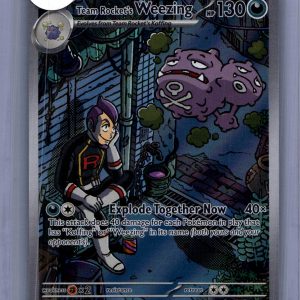 Team Rocket's Weezing 199/182, Destined Rivals Pokemon card
