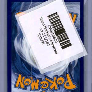 Team Rocket's Mewtwo EX 213/182, Destined Rivals Pokemon card - alternate view