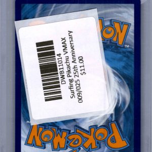Surfing Pikachu VMAX 009/025, Celebrations Pokemon card - alternate view