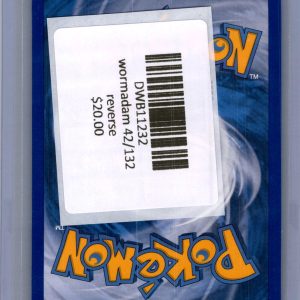 Wormadam 42/132 Reverse Holo, Secret Wonders Pokemon card - alternate view