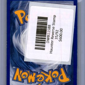 Haunter 35/92 Reverse Holo Stamped, Legend Maker Pokemon card - alternate view