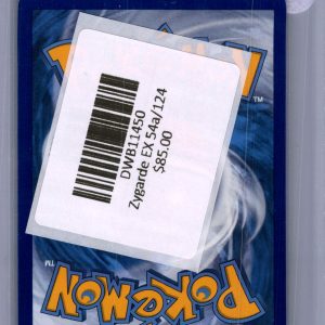 Zygarde EX 54a/124, Fates Collide Pokemon card - alternate view