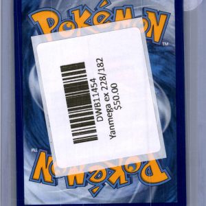 Yanmega EX 228/182, Destined Rivals Pokemon card - alternate view