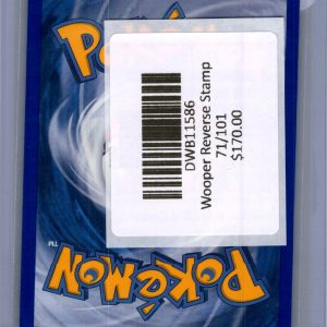 Wooper 71/101 Stamped Reverse Holo, Dragon Frontiers Pokemon card - alternate view