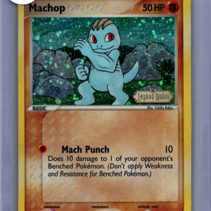 Machop 57/92 Stamped Reverse Holo, Legend Maker Pokemon card