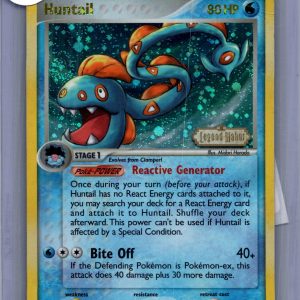 Huntail 18/92 Stamped Reverse Holo, Legend Maker Pokemon card