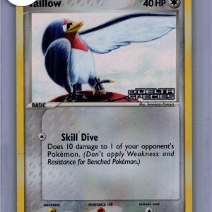 Tailow Reverse Stamp 86/113 Pokemon card