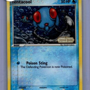 Tentacool 66/92 Stamped Reverse Holo, Legend Maker Pokemon card