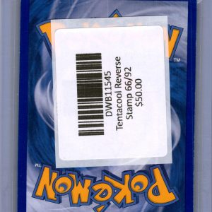 Tentacool 66/92 Stamped Reverse Holo, Legend Maker Pokemon card - alternate view