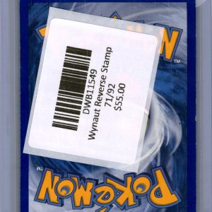 Wynaut Reverse Stamp 71/92 Pokemon card - alternate view