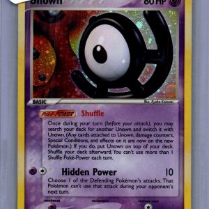 Unown U/28, Unseen Forces Pokemon card