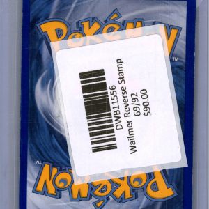 Wailmer Reverse Stamp 69/92 Pokemon card - alternate view