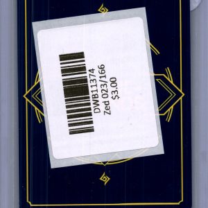Zed 023/166, Riftbound Vendetta Riftbound trading card - alternate view