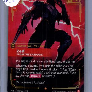 Zed 023/166, Riftbound Vendetta Riftbound trading card
