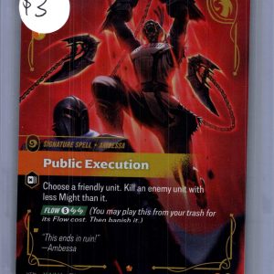 public execution 154/166, Riftbound Vendetta Riftbound trading card