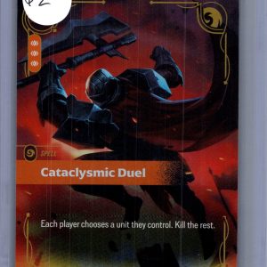 cataclysmic duel 090/166, Riftbound Vendetta Riftbound trading card