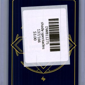 Shady Spectacles 137/166, Riftbound Vendetta Riftbound trading card - alternate view