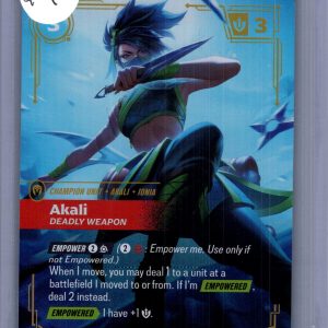 Akali 021/166, Riftbound Vendetta Riftbound trading card