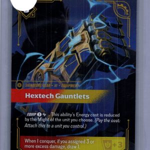Hextech Gauntlets 188/219, Riftbound Unleashed Riftbound trading card