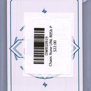 Chaos Rune R05b P, Riftbound Unleashed Riftbound trading card - alternate view