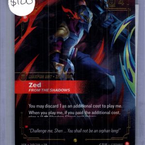 Zed 169/166, Riftbound Vendetta Riftbound trading card