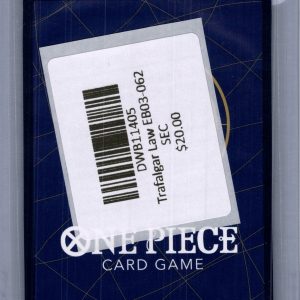 Trafalgar Law EB03-062 SEC, One Piece Singles One Piece trading card - alternate view