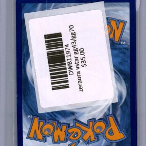 Zeraora VSTAR GG43/GG70, Crown Zenith Pokemon card - alternate view