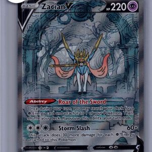 Zacian V GG48/GG70, Crown Zenith Pokemon card