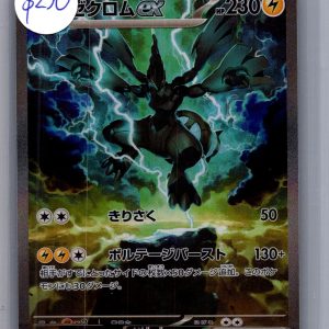 Zekrom EX 169/086 SAR, Japanese Singles Pokemon card