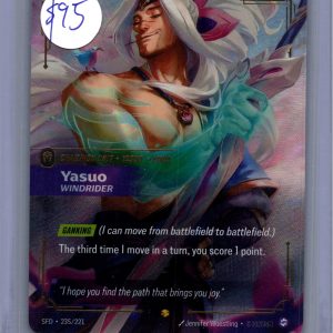 Yauo 235/221, Spiritforged Riftbound trading card