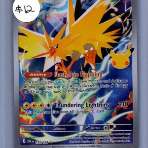 zapdos 133/128 30th Pokemon card
